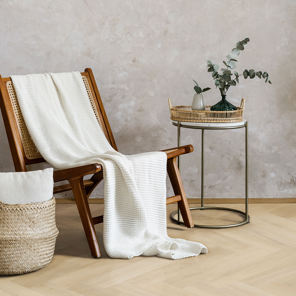 Solidfloor Mansion Lijm-PVC Visgraat Vloer Blond Oak 3.60m2